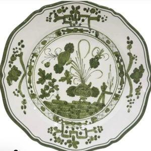 Beatriz Ball Vida Faenza 11" Dinner Plate (Set of 4) (White & Green)