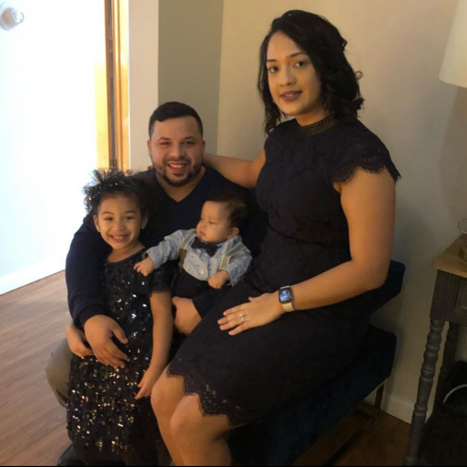 First family picture as a family of 4.