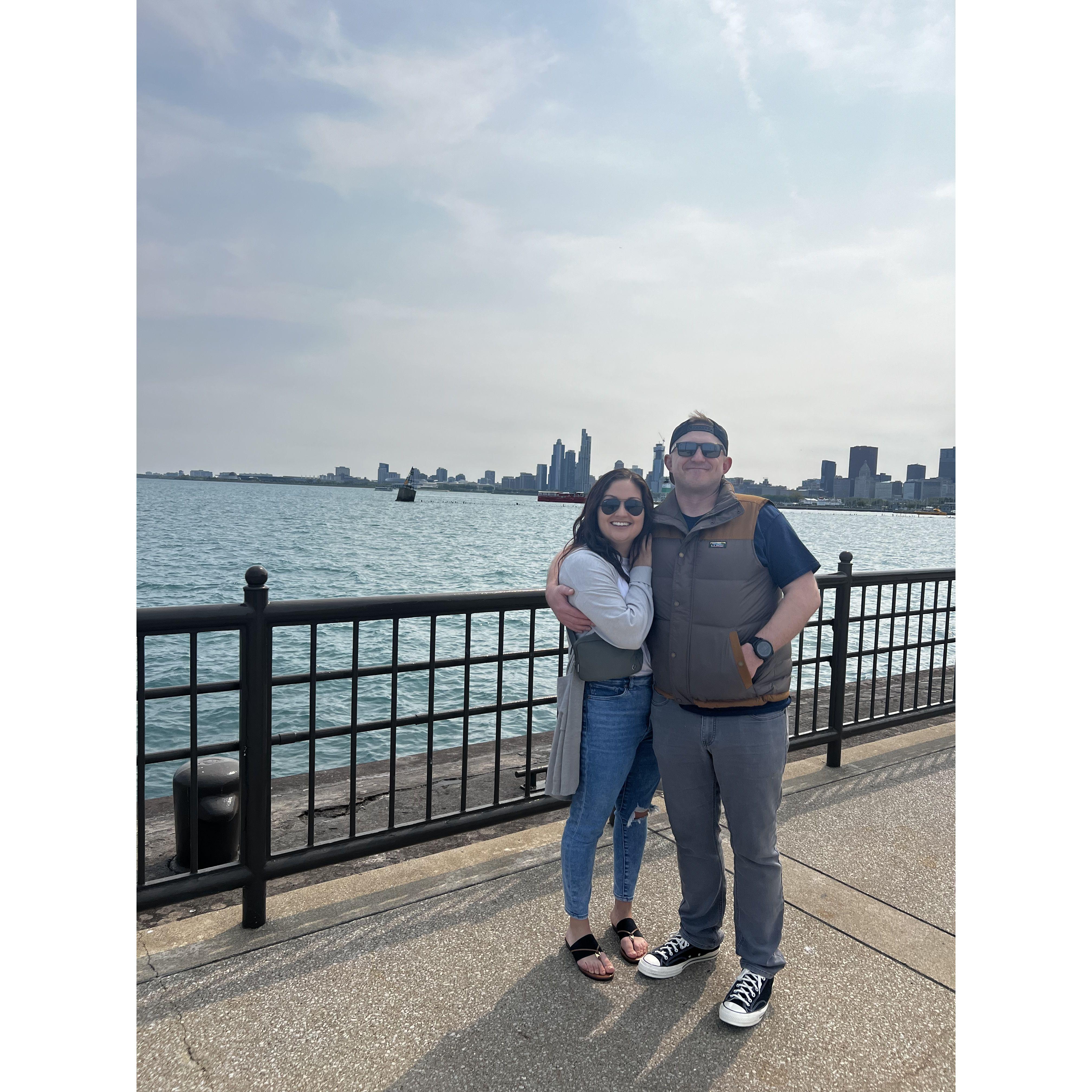 TJ’s first trip to Chicago!