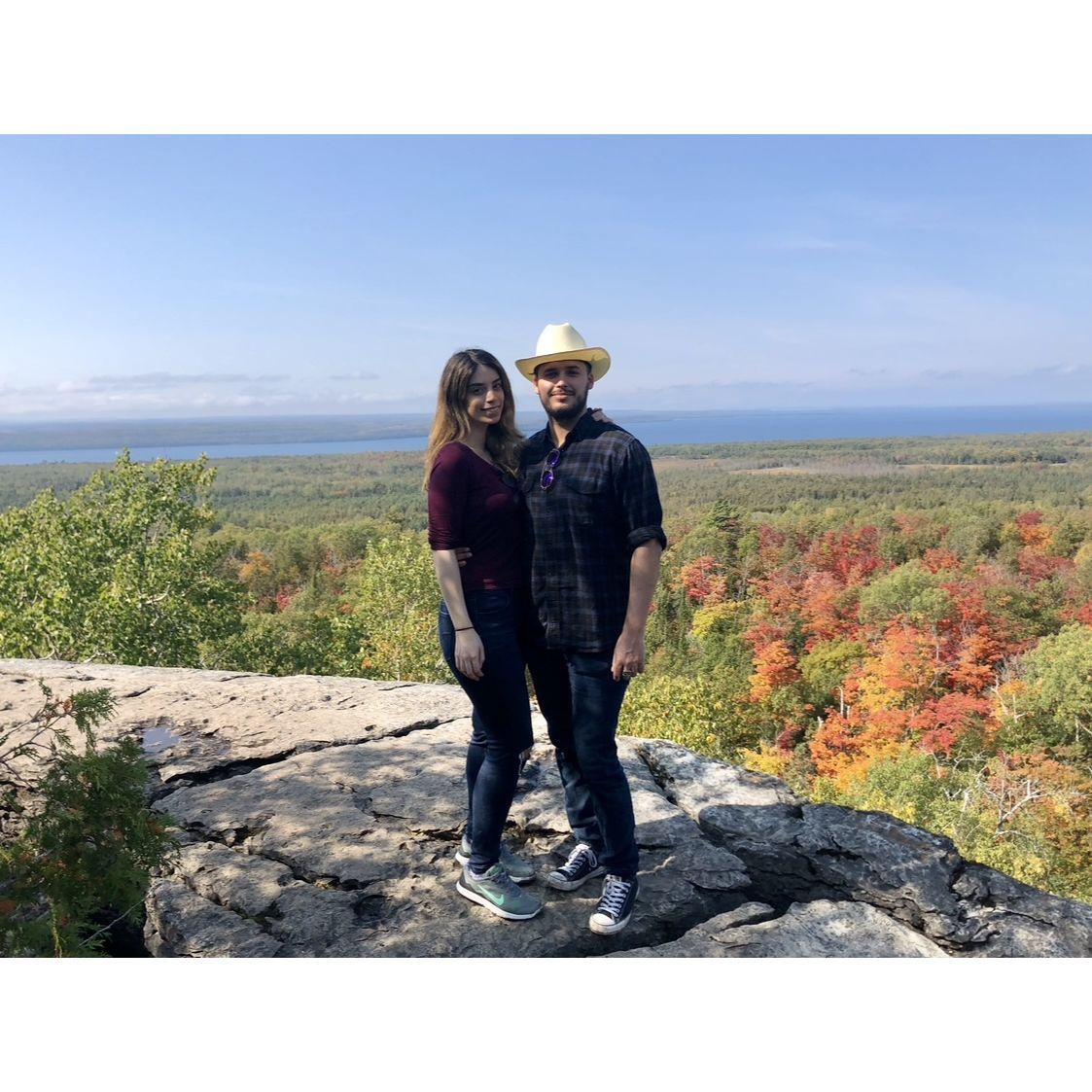 Hiking in Manitoulin Island, summer 2020