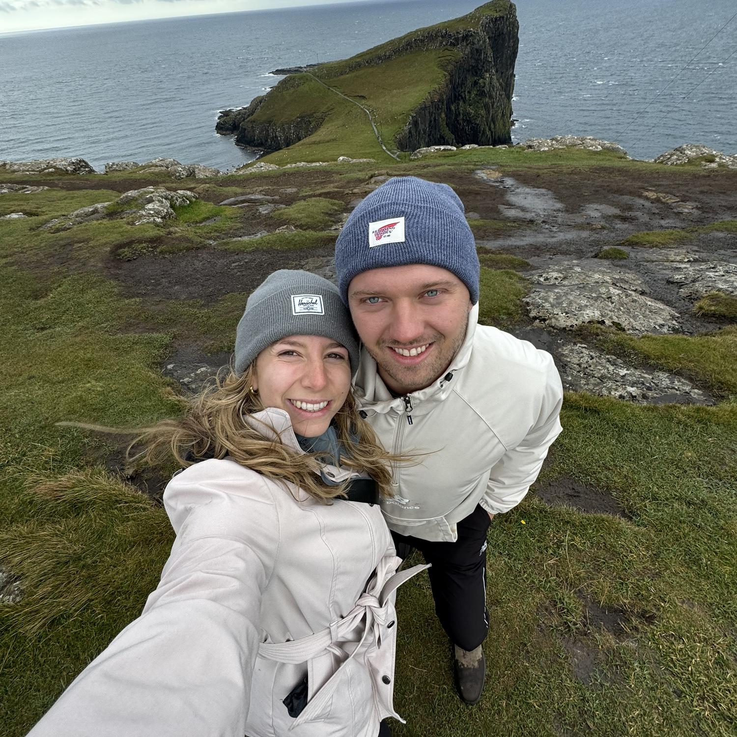 Hiking in the rain in Isle of Sky!