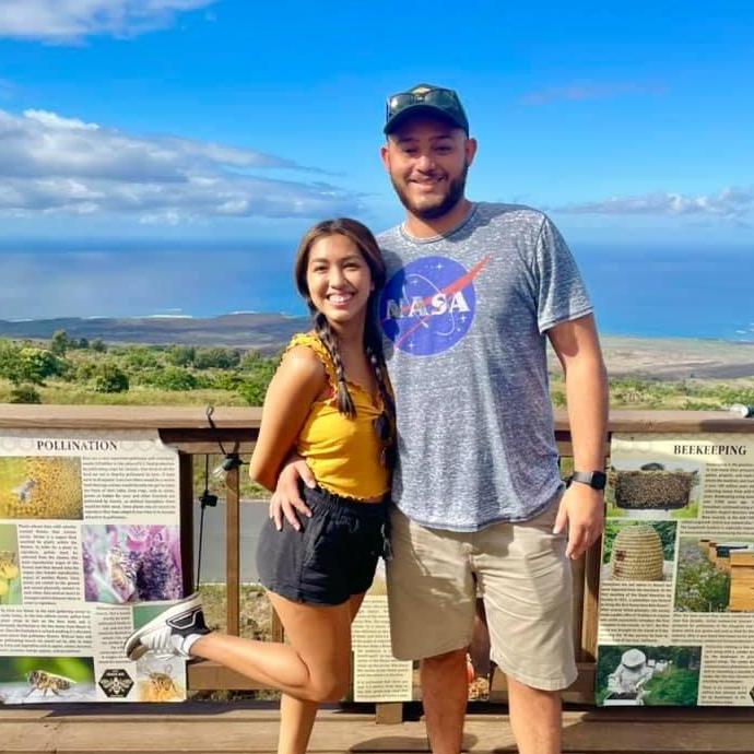 Our first "big" trip - when we both first visited Hawaii for the first time.