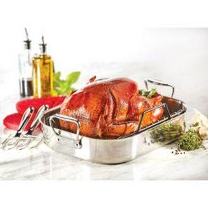 All-Clad - 13 x 16 Stainless Steel Roaster & Rack