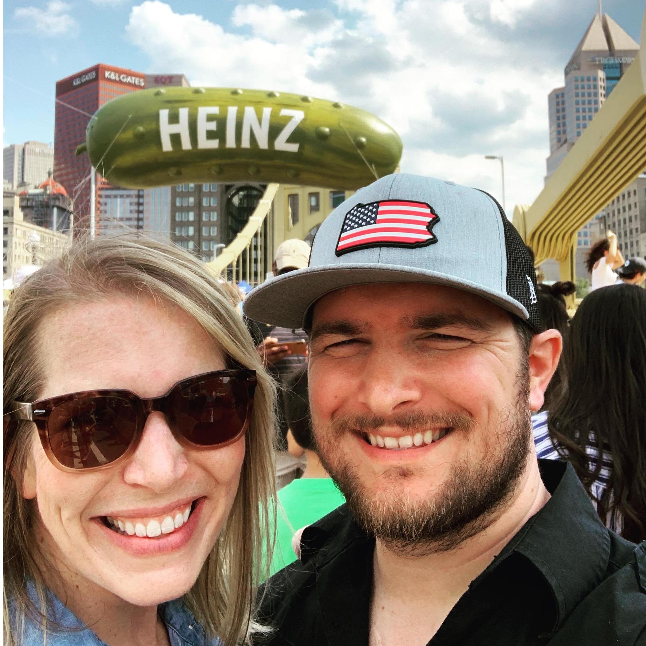 Allie is obsessed with pickles. Steve is obsessed with Heinz Ketchup, aka the ONLY ketchup. Good thing they live in Pittsburgh.