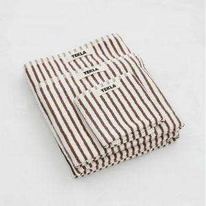 Tekla Hand towel – striped – Kodiak Stripes