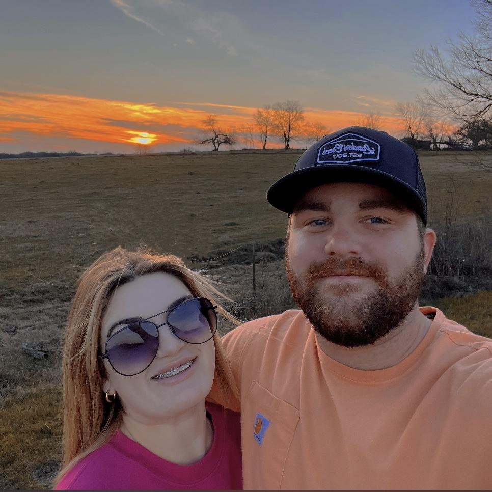 Every time there is a sunset Clayton insists on capturing a picture together 🥰