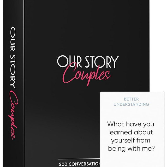 Lilexo Our Story – 200 Conversation Cards for Couples to Deepen Connection, Spark Meaningful Conversations and Fun Date Nights | Romantic Relationship Card Game | Perfect Anniversary and Couple Gifts