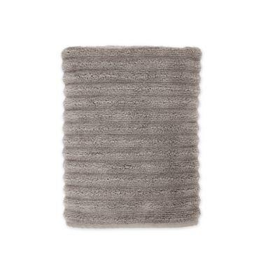 Turkish Ribbed Bath Towel in White