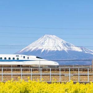 Bullet Train from Kyoto to Tokyo