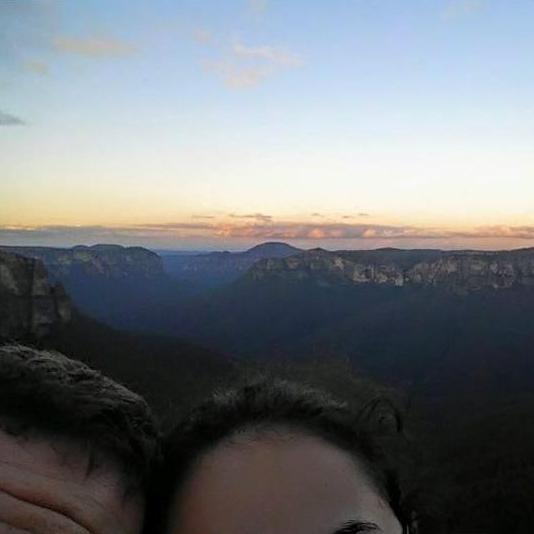 Govett's Leap at sunset