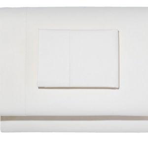 L. L. Bean 280-Thread-Count Pima Cotton Percale Sheet Set - White