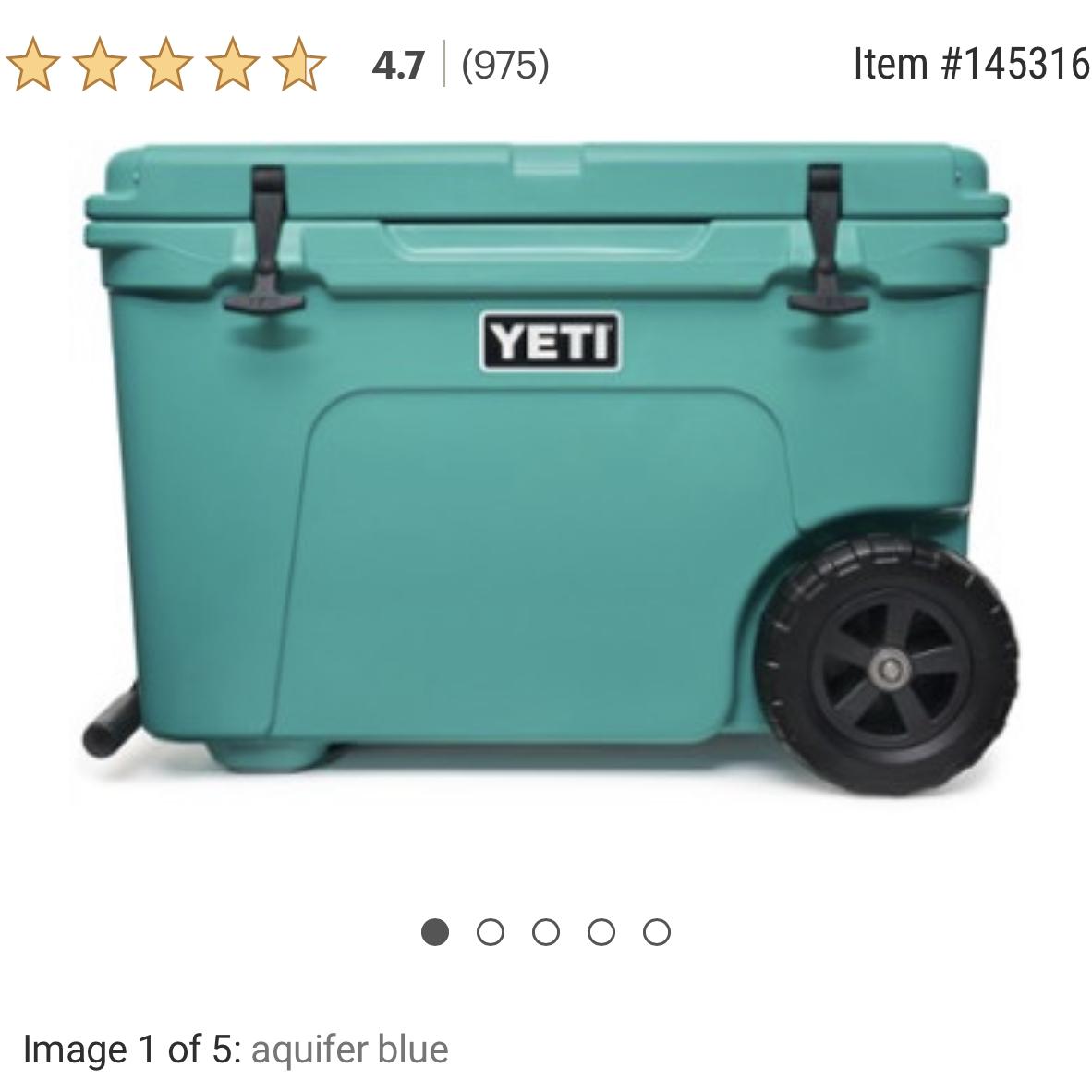 Tundra Haul Wheeled Cooler (aquifer blue)