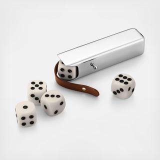 Sky 6-Piece Dice Set with Case