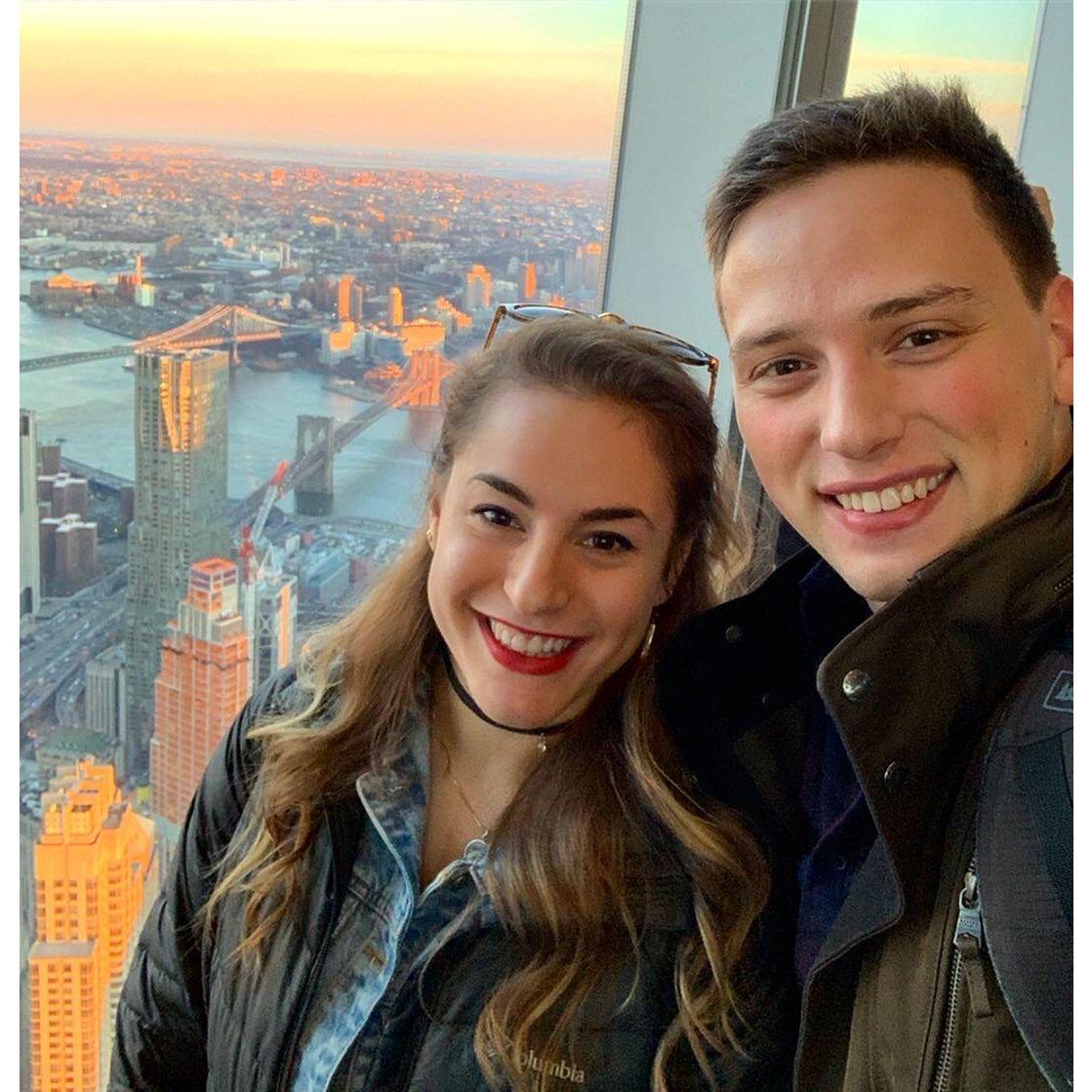 Valentine's Day at the top of the Freedom Tower
