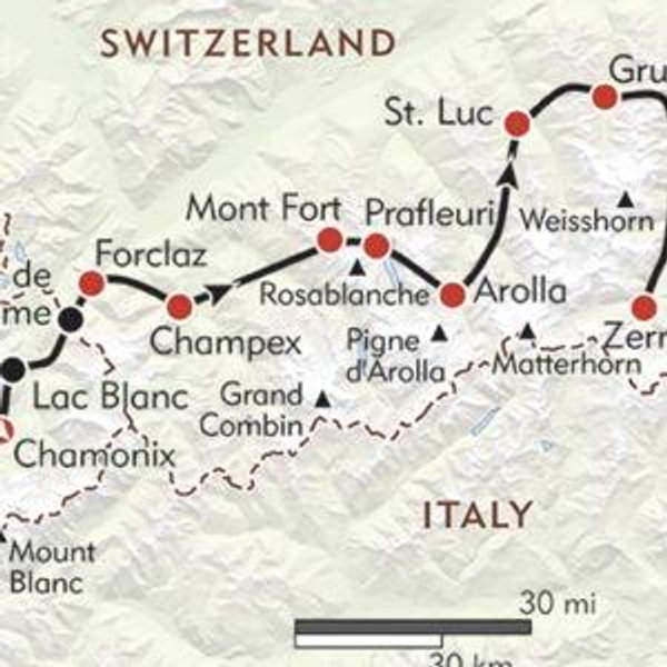 Hiking gear for the Haute Route