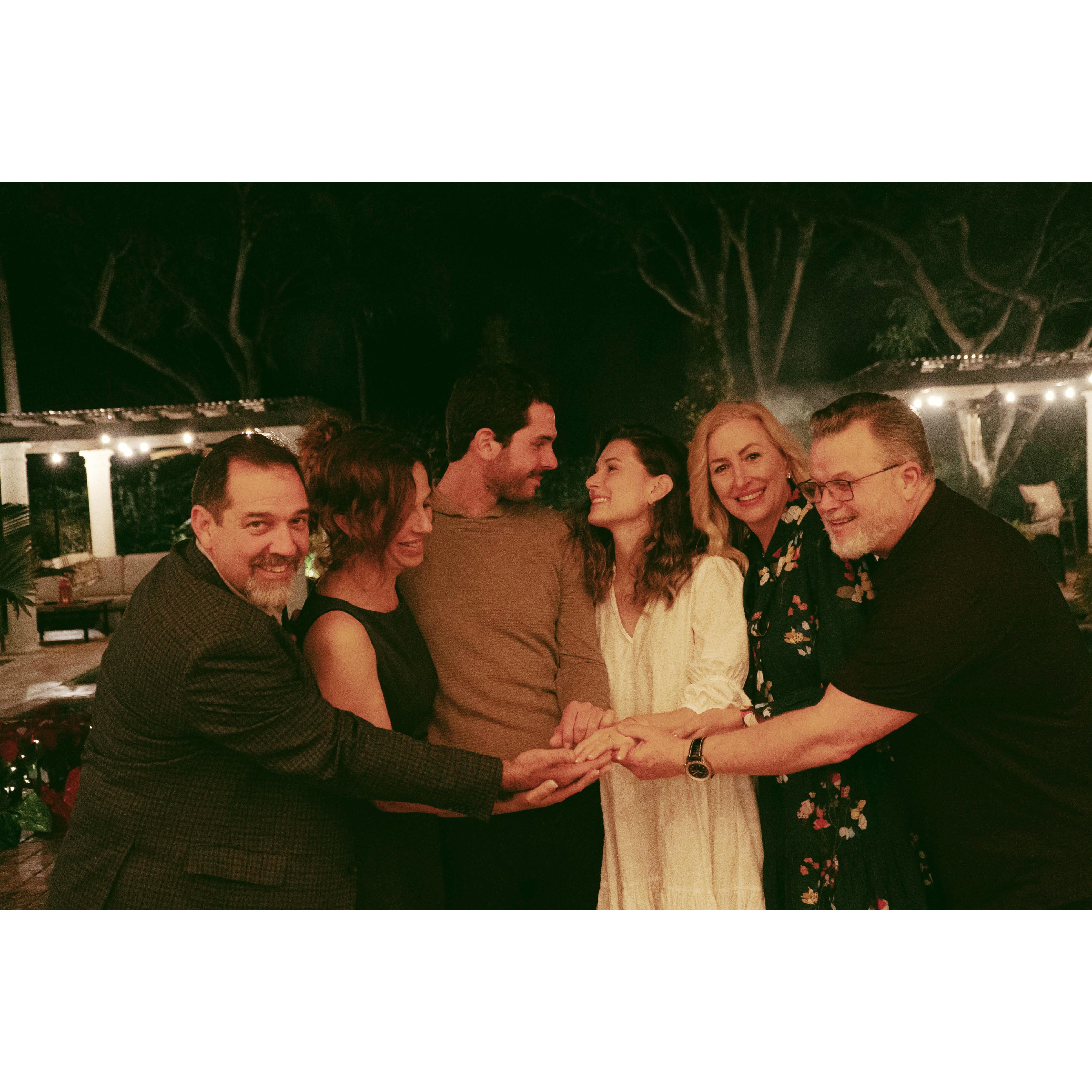 Engaged!!!!! The best moment of our lives!!