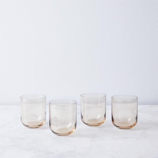 Tinted Modern Wine Glasses (Set of 4)