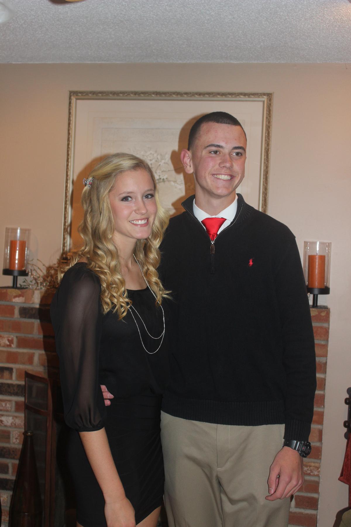 High school homecoming 11/7/2014 - we started ~officially~ dating the next day!