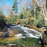 Sliding Rock in Pisgah Forest
