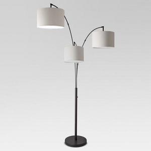Avenal Shaded Arc Floor Lamp Black Includes Energy Efficient Light Bulb - Project 62™