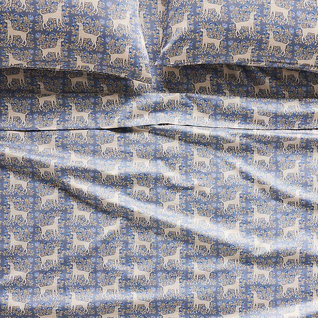 Organic Cotton Sateen Printed Sheet Set