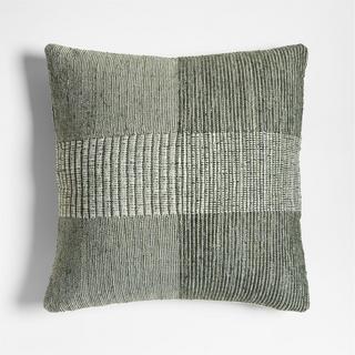 Textured Woven Stripes Throw Pillow