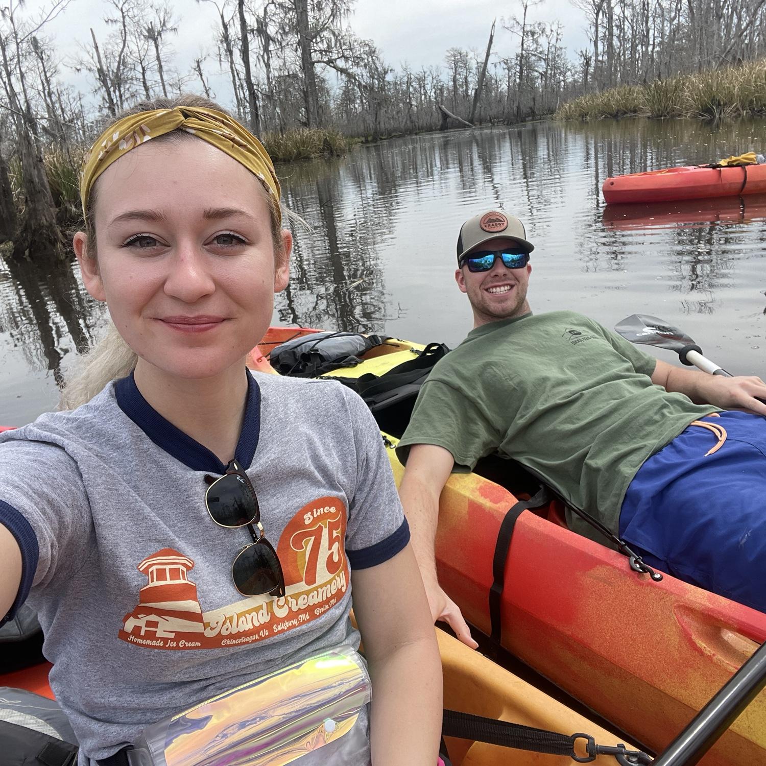 Alligator swamp tour in New Orleans, Louisiana 
03.01.2022