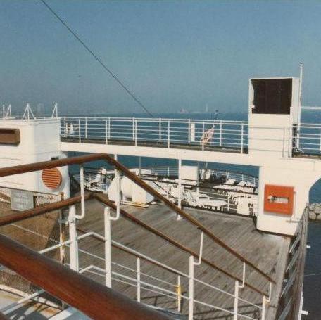You'll need to go down two staircases to get to the Capstan Deck.