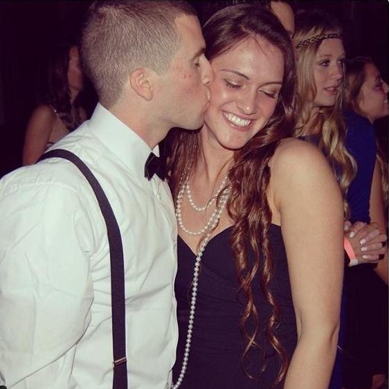 Senior year in high school winter formal.