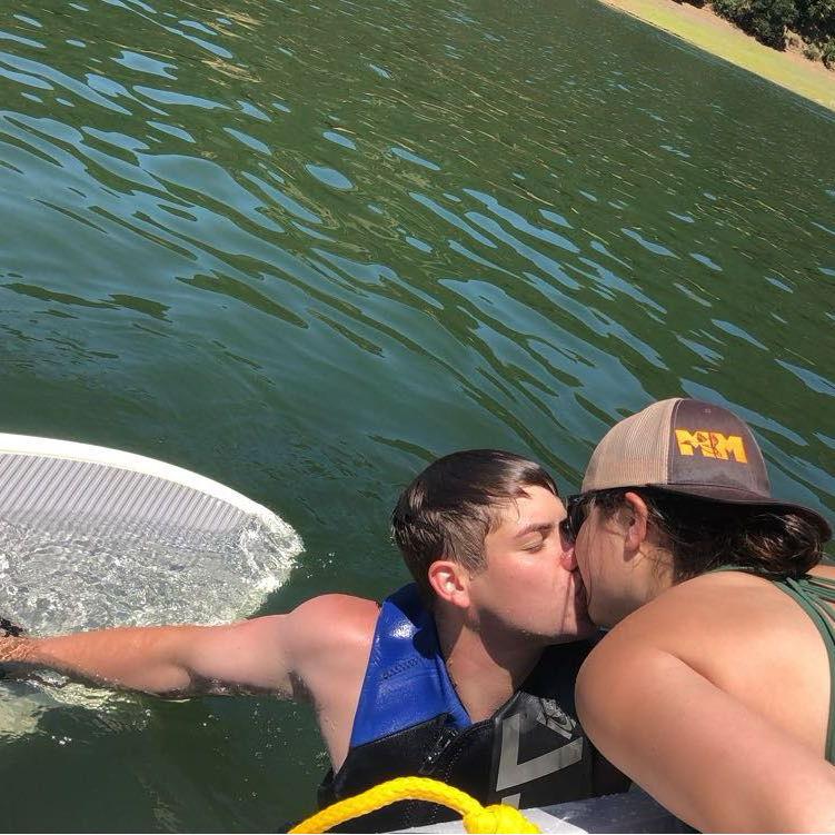 The lake was always a fun time for all of us.