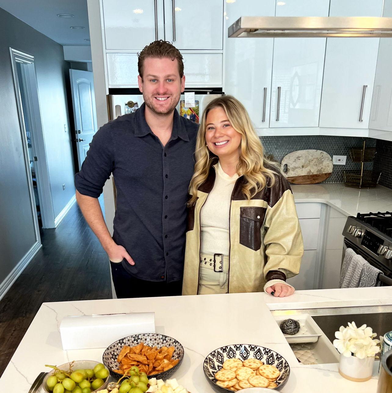 When we first moved into our apartment!