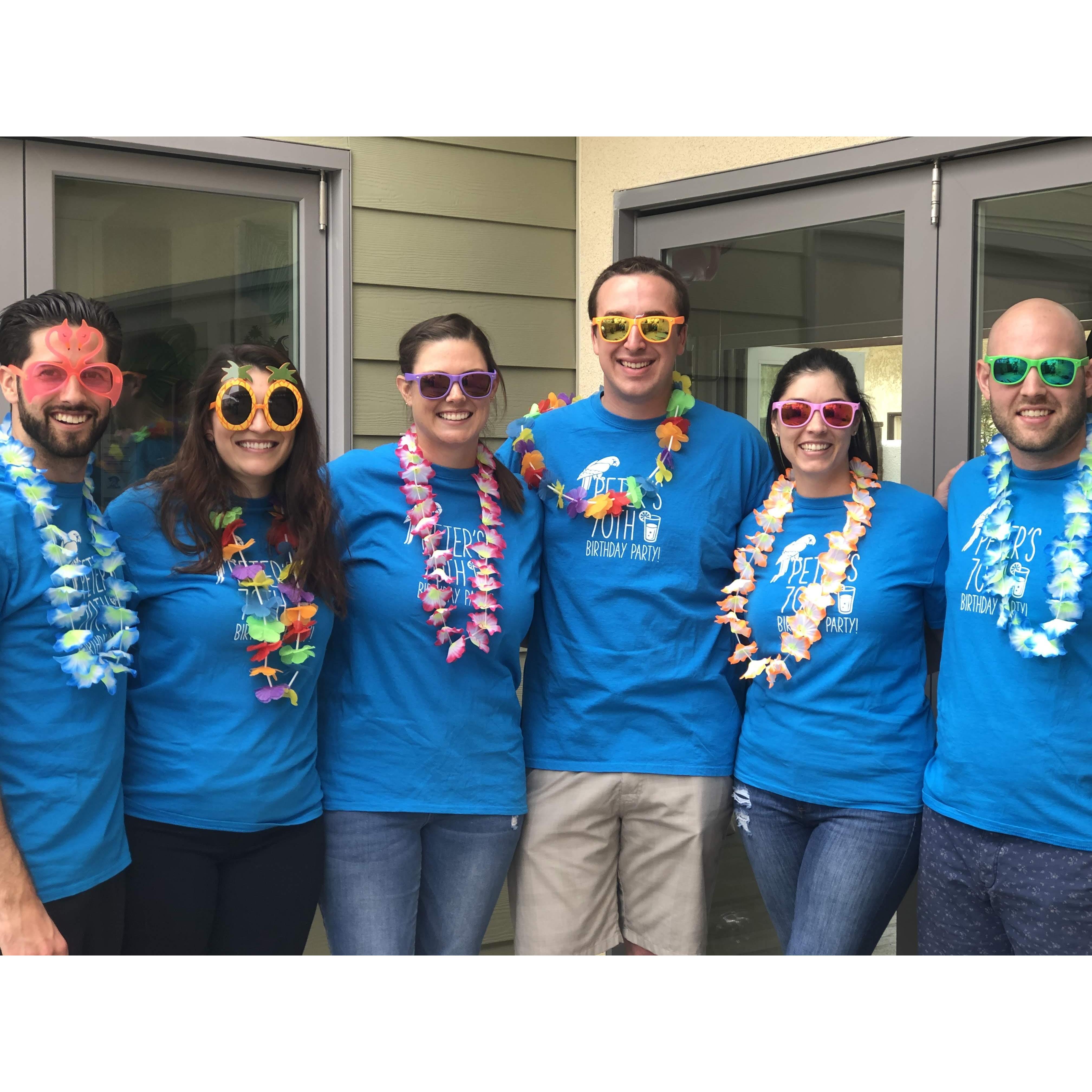 June 2019: Ashleigh's Dad, Peter's, 70th birthday!