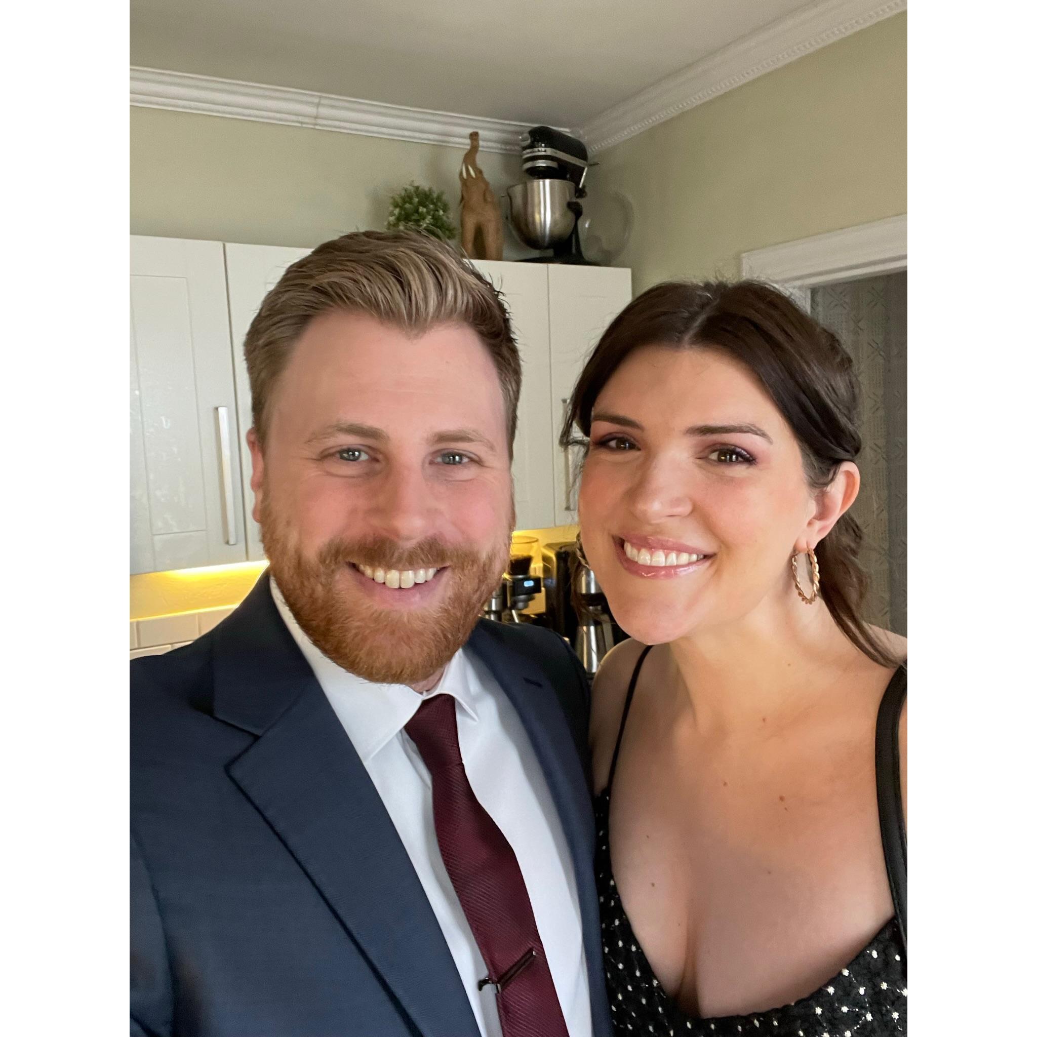 A pic before Law Prom in 2022!