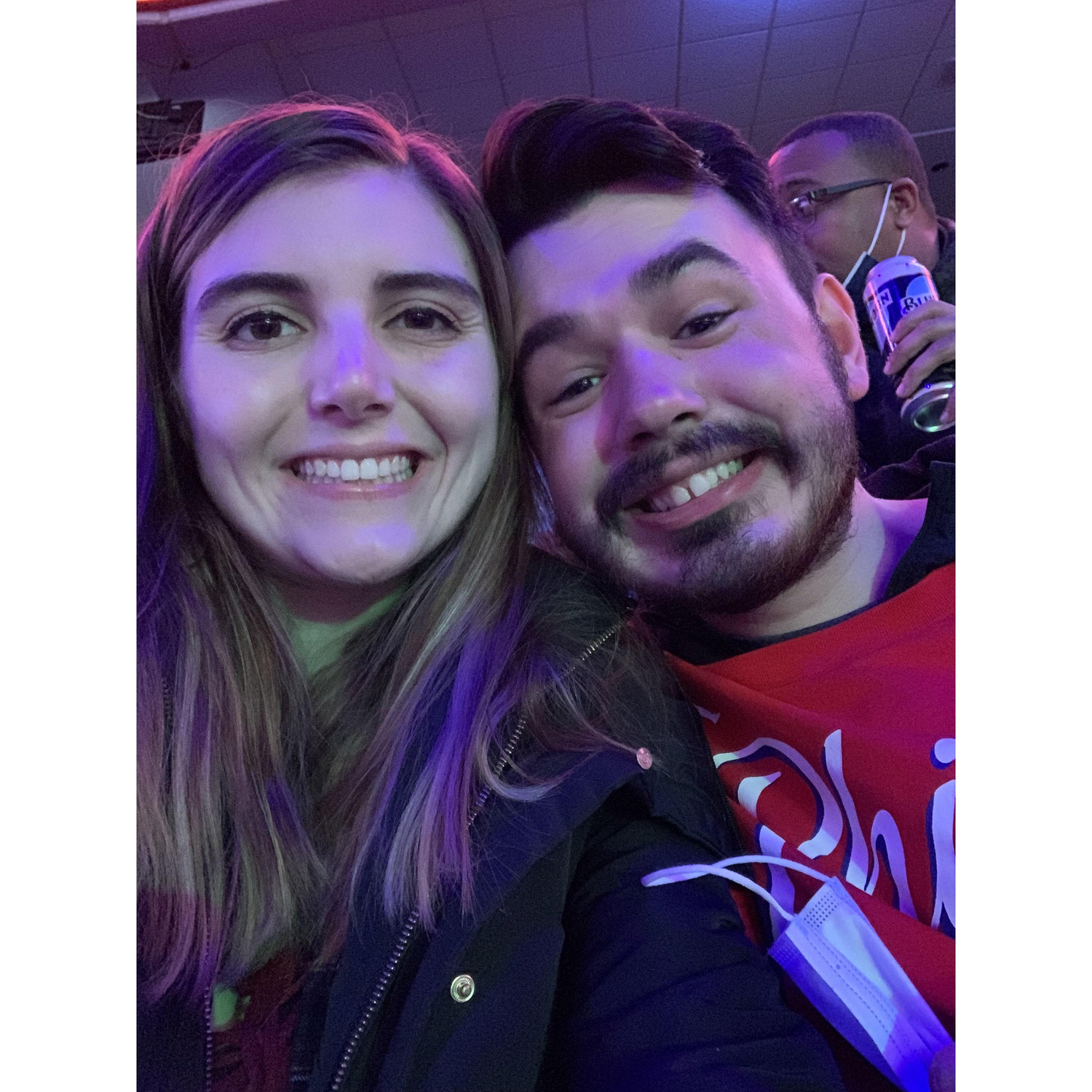 Sixers Game-one of our favorite events to attend!