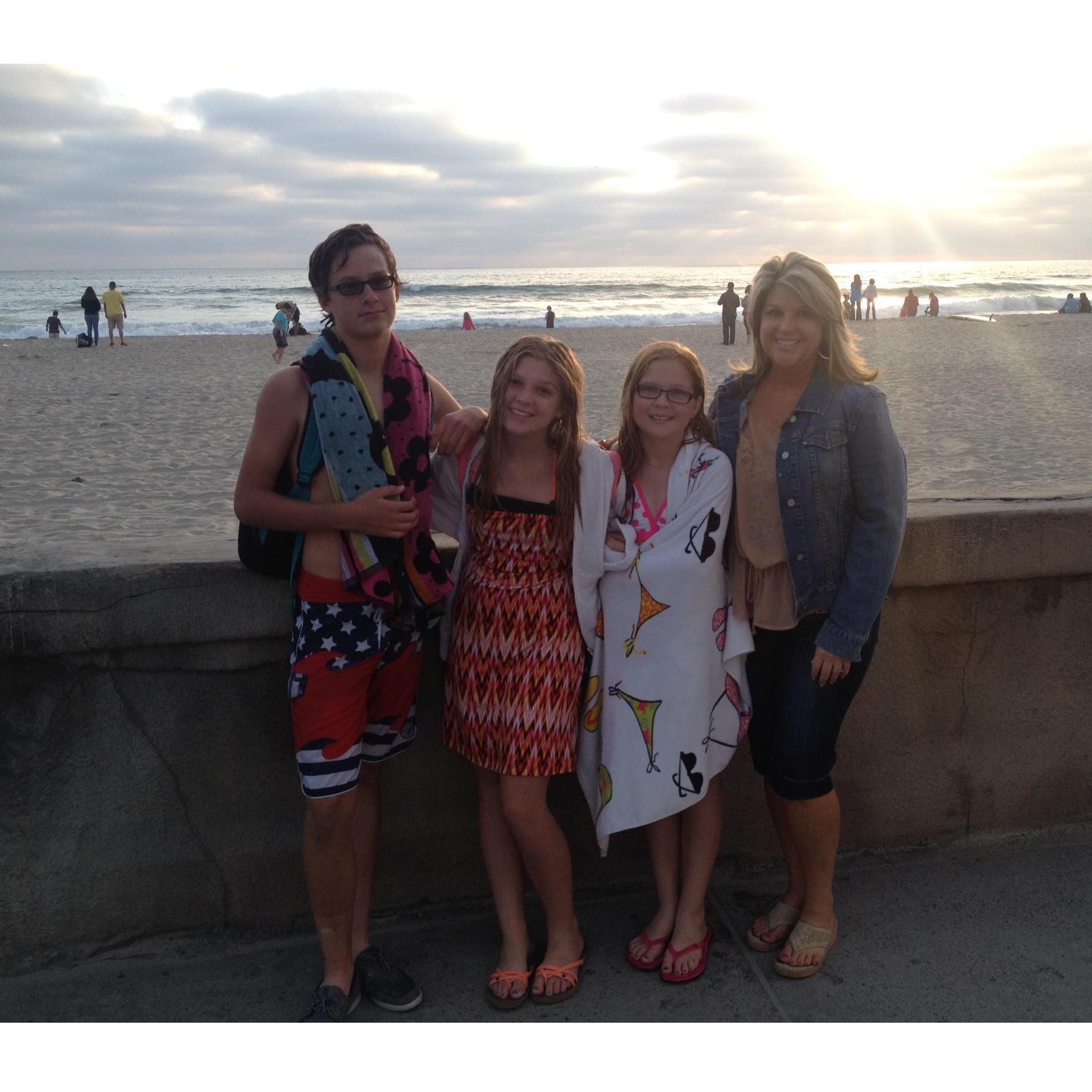Our favorite place to vacation with our kids "Mission  Beach"