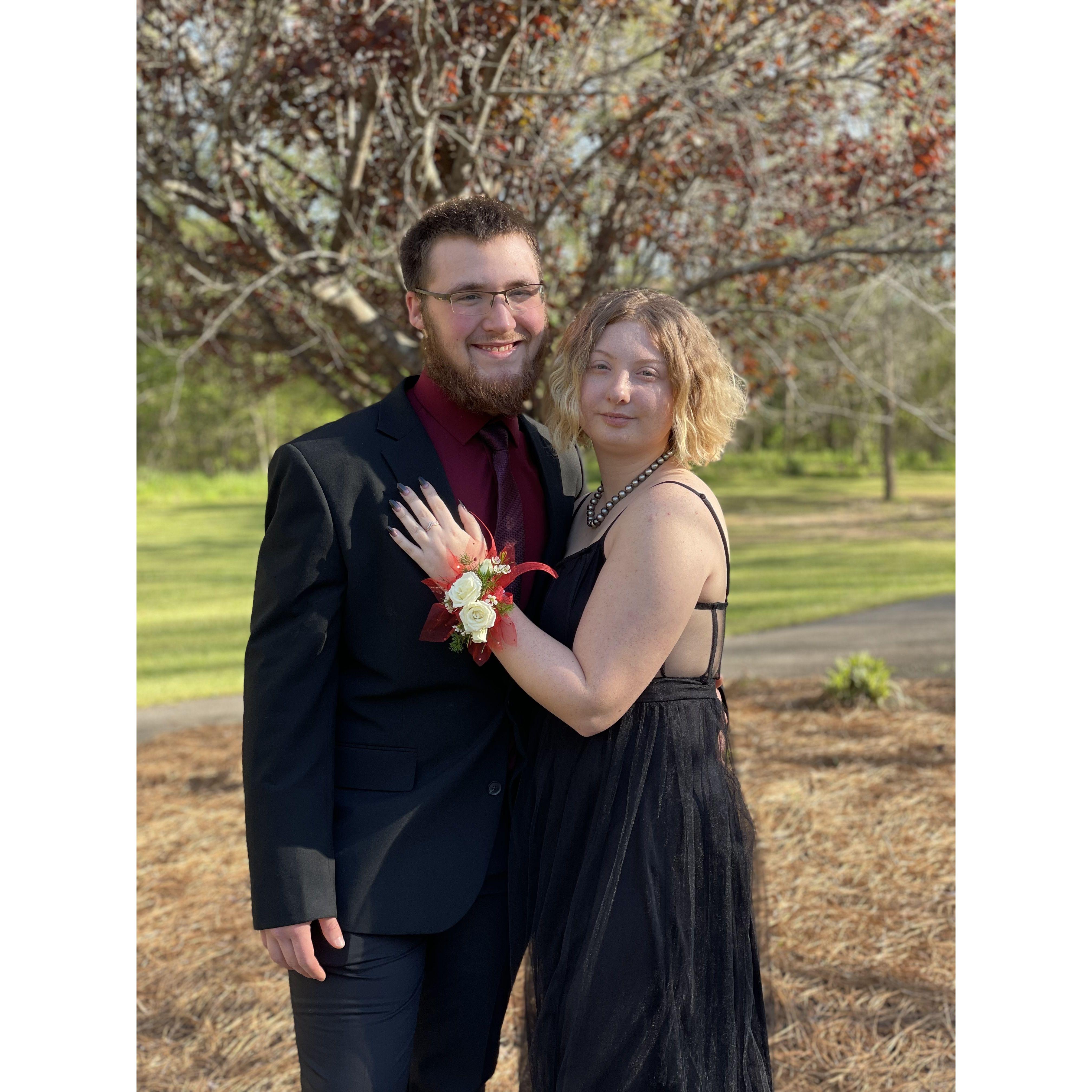 Our senior prom night!