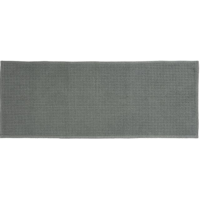 Flagstone Waffle Weave Bath Mat, 24 x 64"