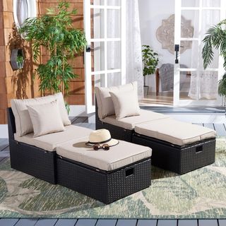 Pramla Outdoor Sette with Ottoman
