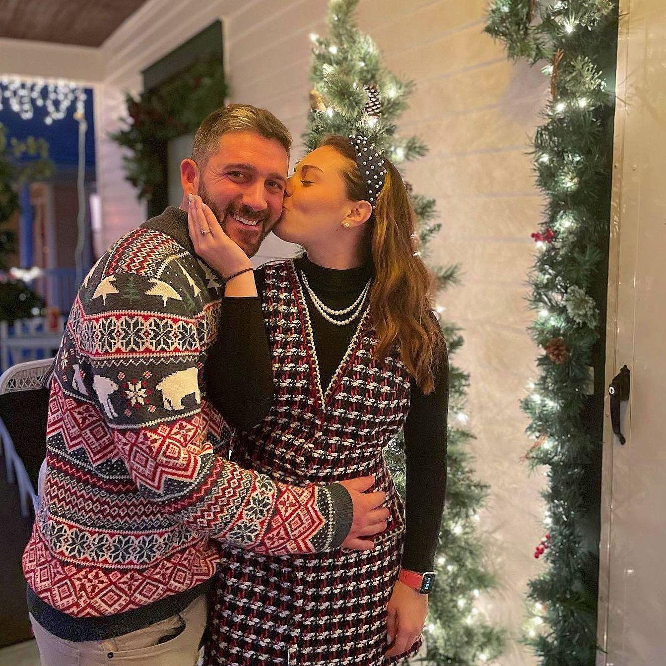 Our first Christmas together as a couple when we both said, "I love you" for the first time