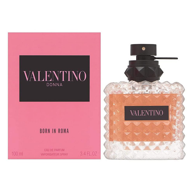 Valentino Donna Born In Roma EDP Spray for Women, Floral Woody, 3.4 Fl Oz