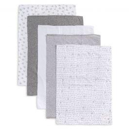 Organic Baby Burp Cloths Set of 5
