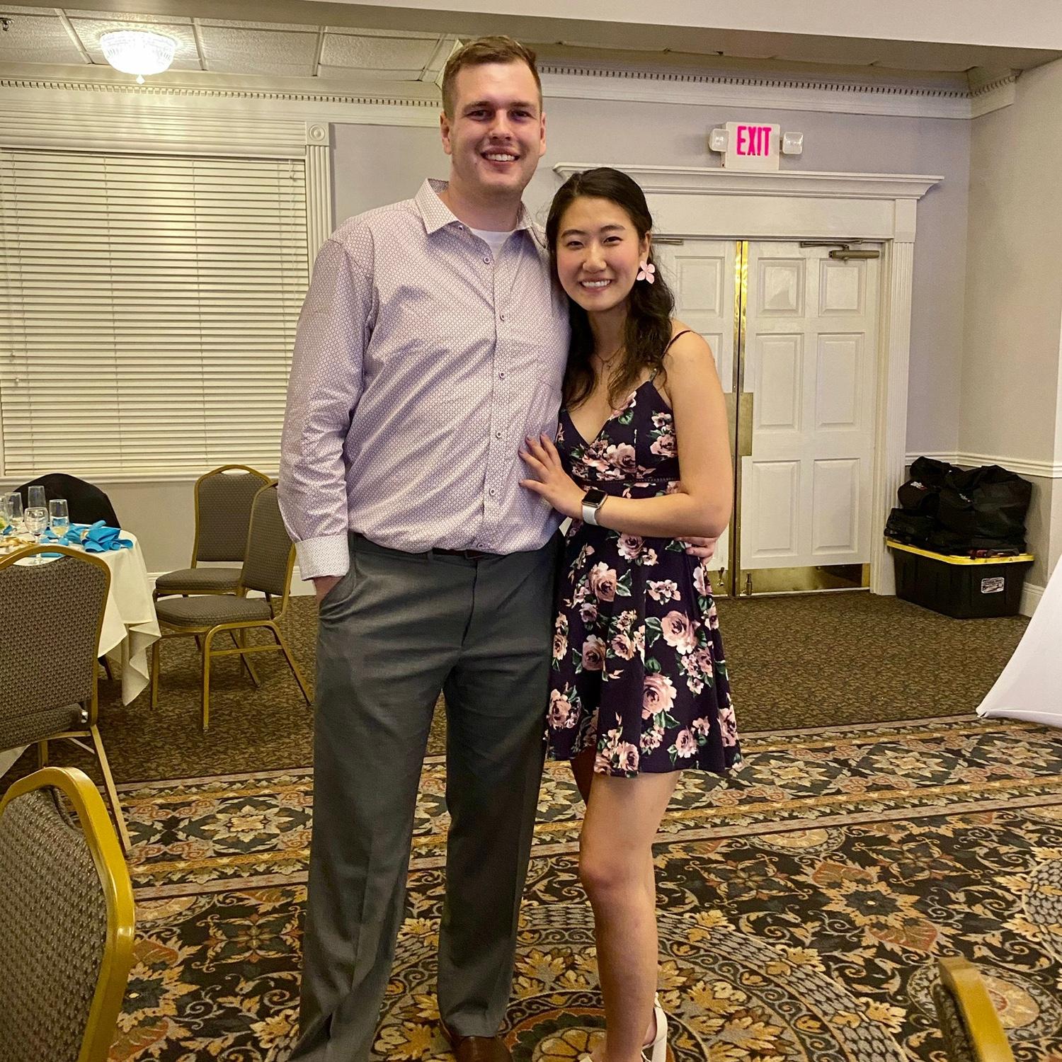 First wedding together (congrats Tori and Sean)!!