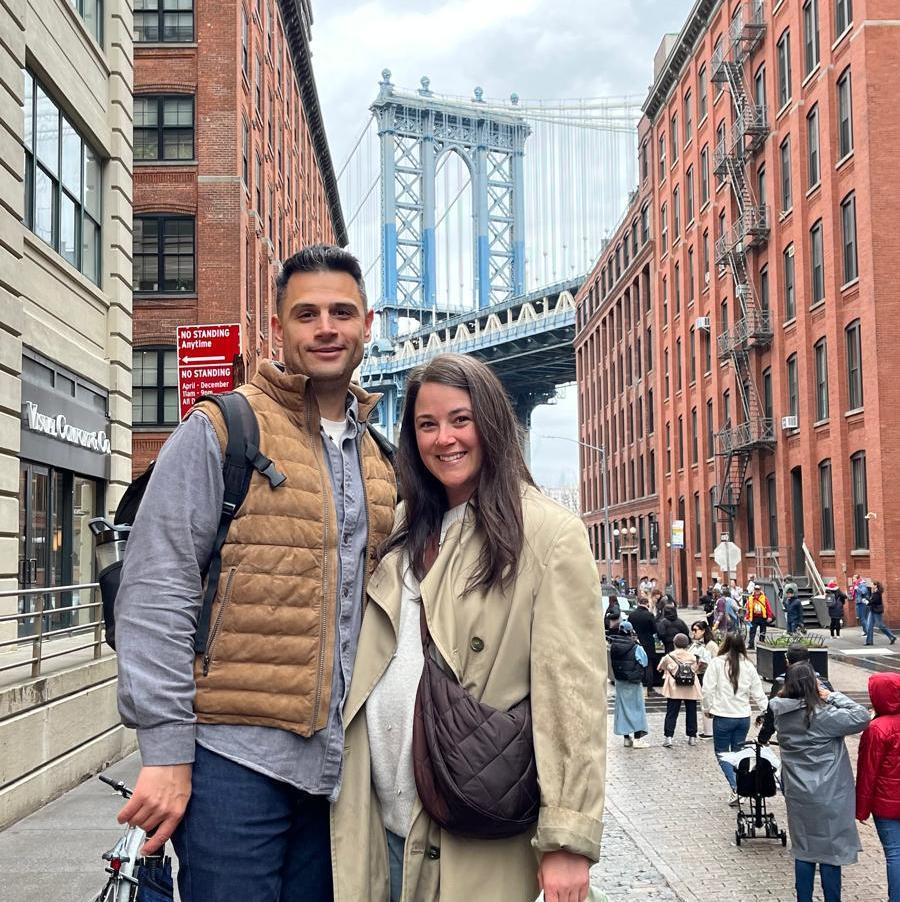 The day we got Engaged in New York City!