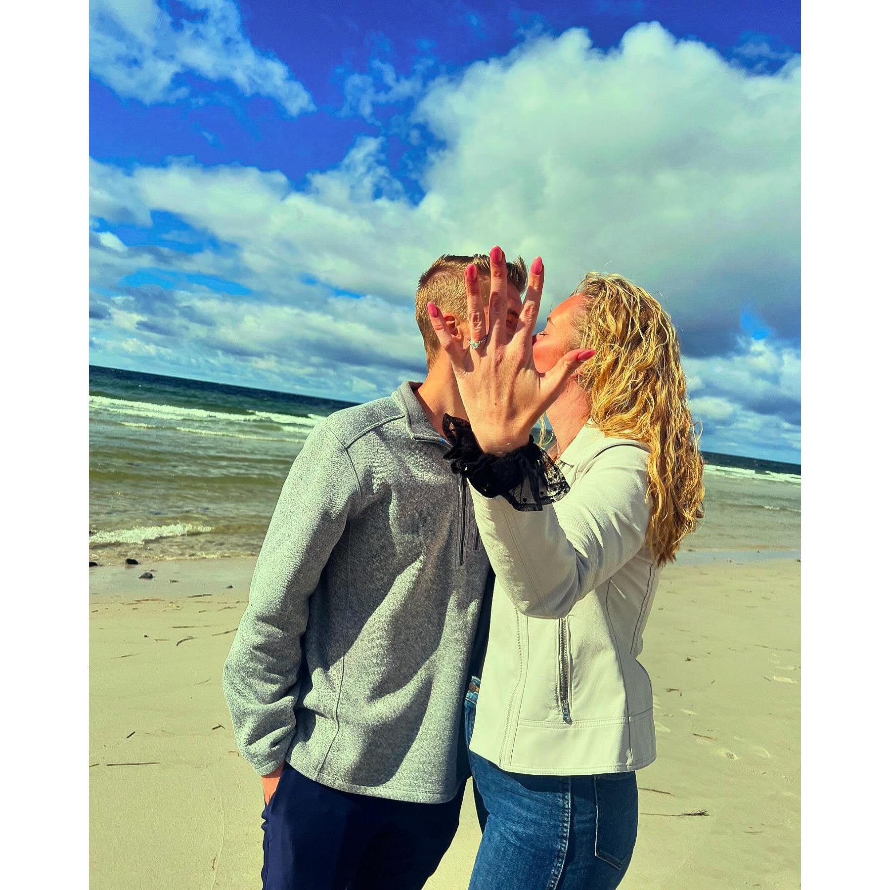 Right after saying YES!