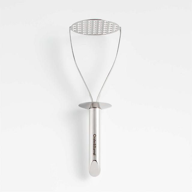 Crate & Barrel Stainless Steel Potato Masher