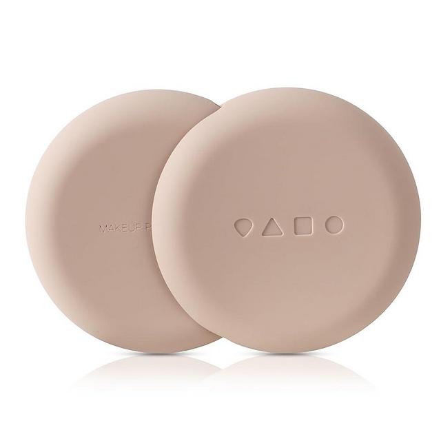 FERYES Silicone Powder Puff Holder - Soft, Skin-Friendly Makeup Puff Case, Beauty Blender Storage for Travel -Khaki （1 Pcs）