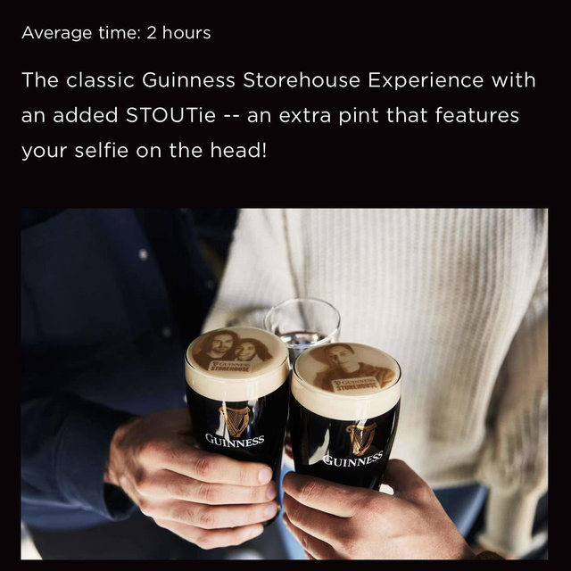Honeymoon Activity - Guinness Stoutie Experience