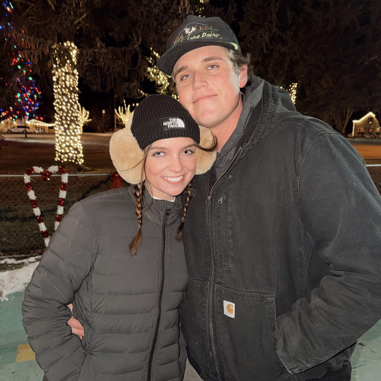Midway, Utah ice skating with Jaxon's family