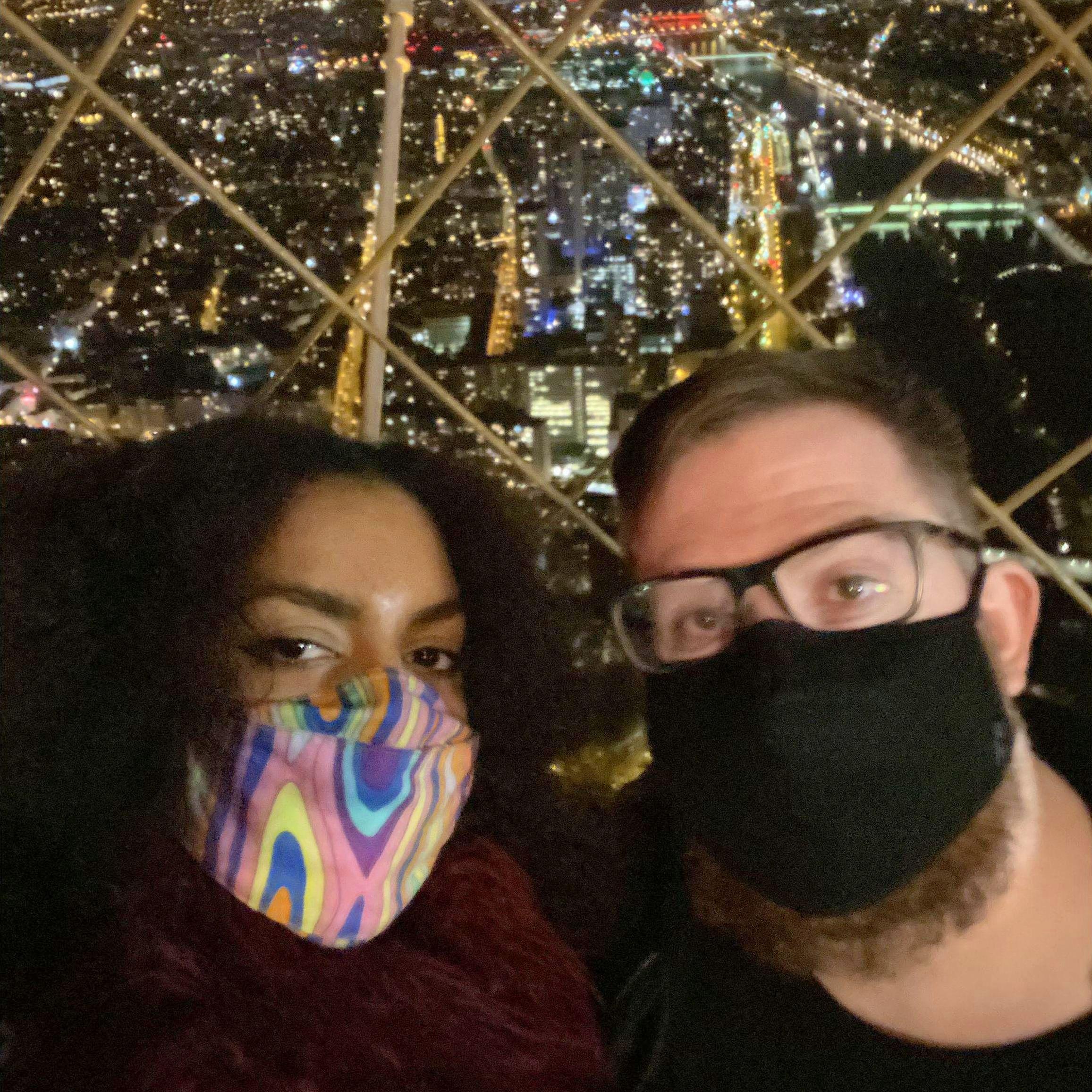 What's more bold than traveling to Paris during a global pandemic? Ascending the Eiffel Tower after three bottles of wine 😂😂