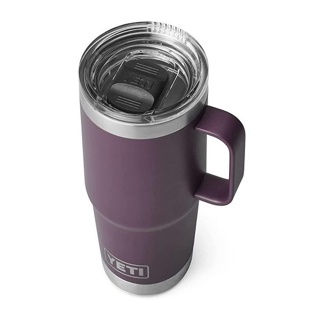 YETI Rambler 20 oz Travel Mug, Stainless Steel, Vacuum Insulated with Stronghold Lid, Nordic Purple